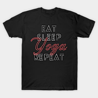 Eat Sleep Yoga Repeat T-Shirt